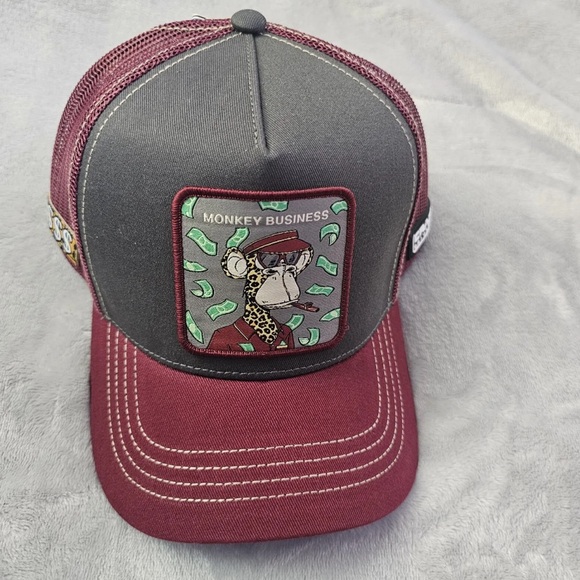 Capslab Bored Of Directors Men's Monkey Business Trucker Hat One Size - Picture 1 of 11